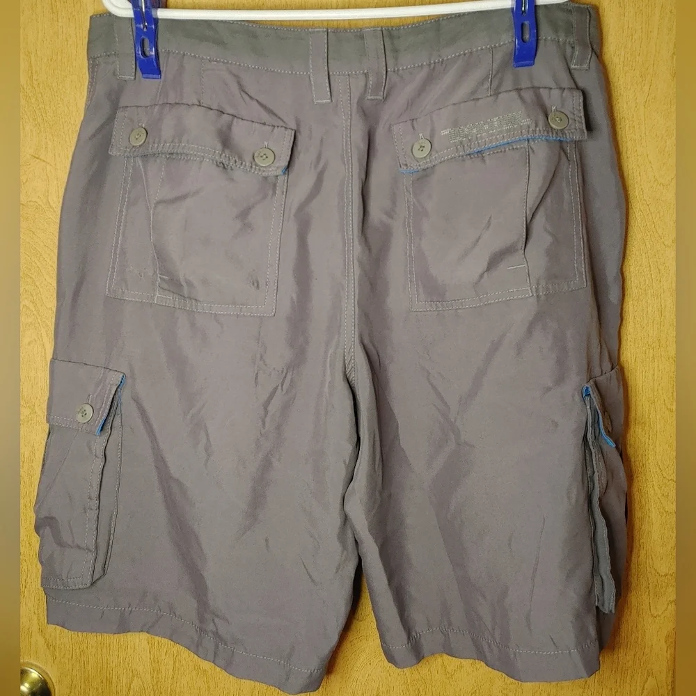 Tony Hawk Men's Gray Cargo Shorts 36 - Picture 2 of 8